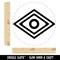 Medicine Man Shaman Eye Native American Symbol Rubber Stamp for Stamping